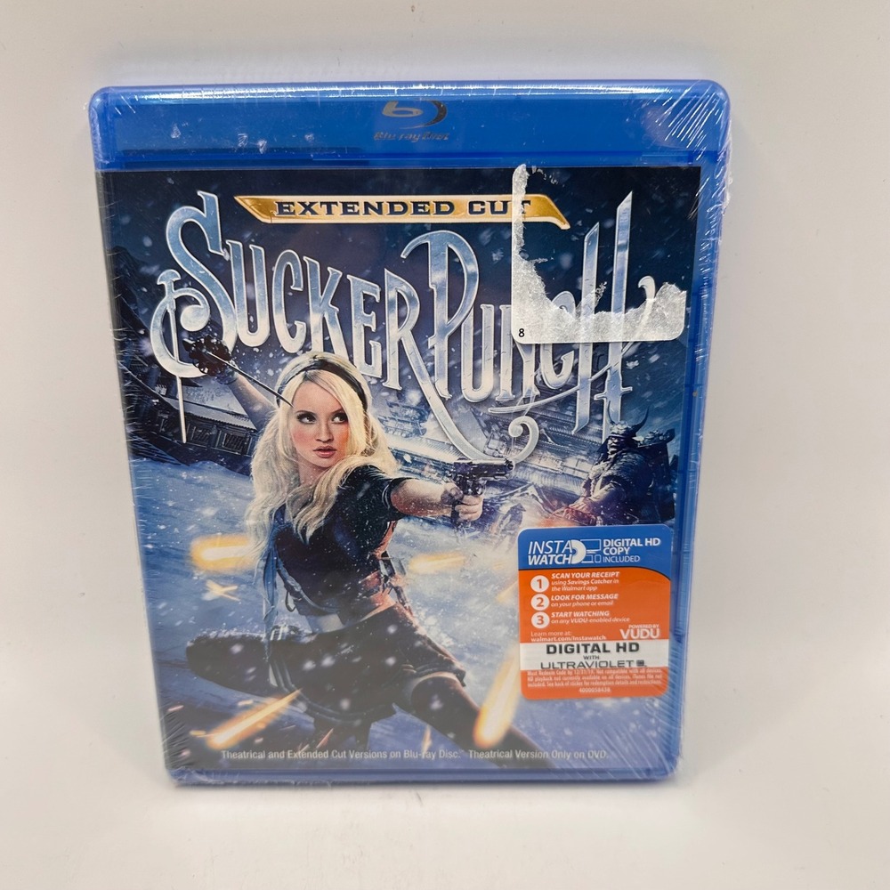 Sucker Punch Extended Cut Blu-ray Zack Snyder Action Fantasy Movie New Sealed